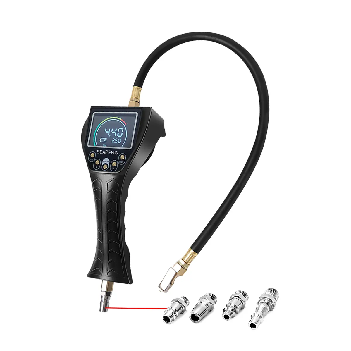SEAPENG TB-902 Handheld Auto Inflate/Deflate Tire Inflator Gauge for Off-Road, Garage & Fleet Use - Image 10
