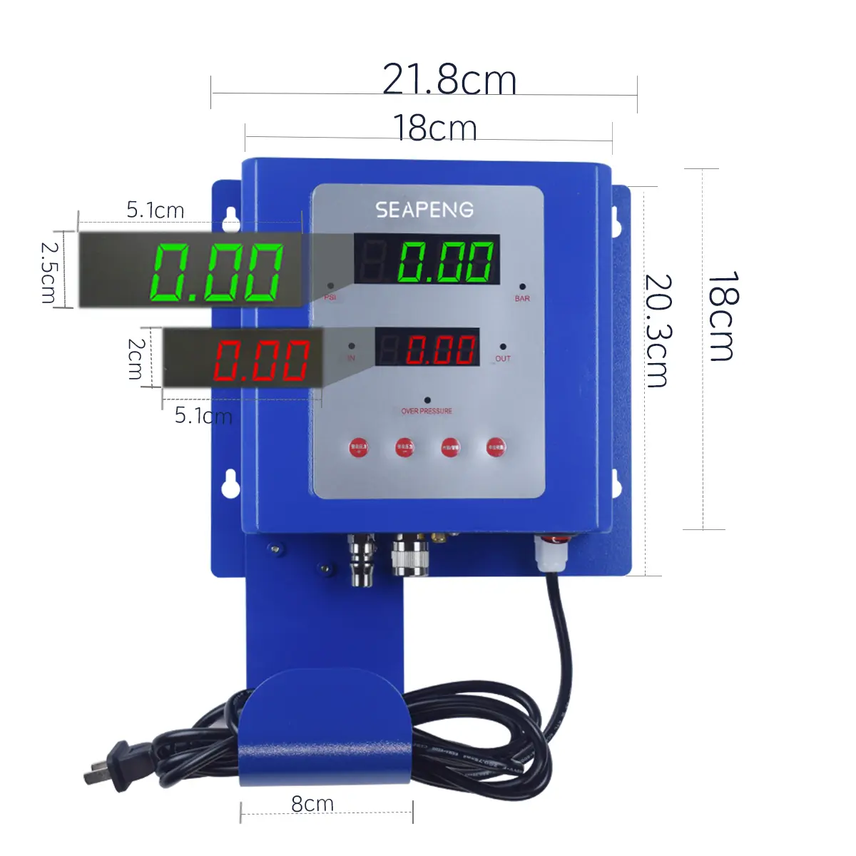 SEAPENG DP-Q06 Wall-Mounted Tire Inflator - Image 2