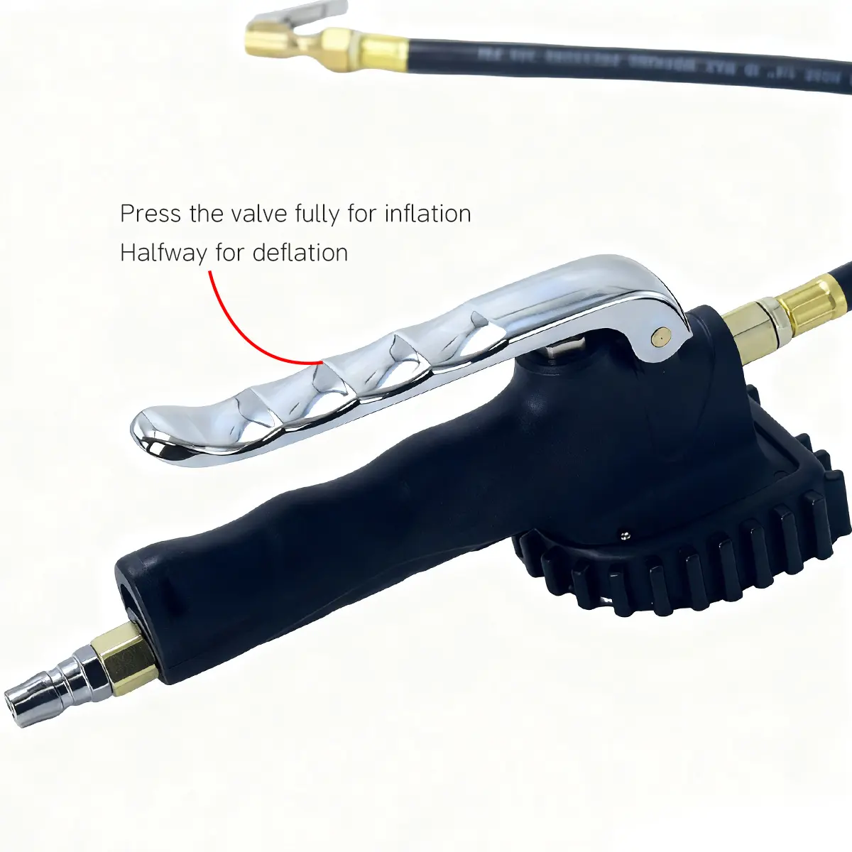 SEAPENG DP-808 Rechargeable LED Tire Inflator Gauge, 5-230 PSI - Image 6